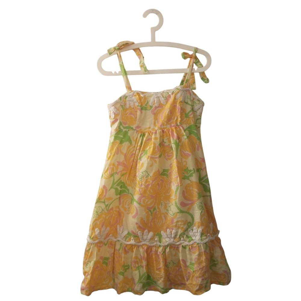 Lily Pulitzer Linen and Cotton Sundress Size 6